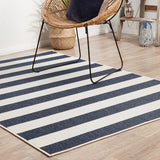 Seaside 4444 Navy White Rug