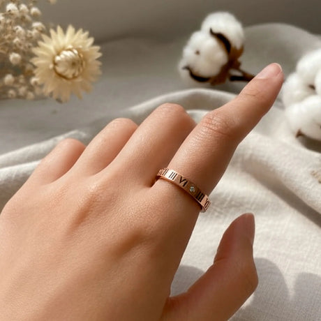 Bullion Gold Roman Reign Ring