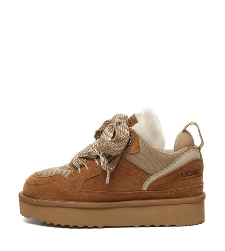 Parkyr Platform Sneakers in Chestnut