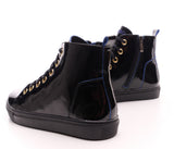Bosccolo Womens Sneakers - Black+Blue