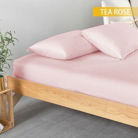 Ramesses 2000TC Cooling Bamboo Combo Set - Tea Rose