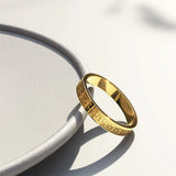 Bullion Gold Javaid Meander Ring in Gold