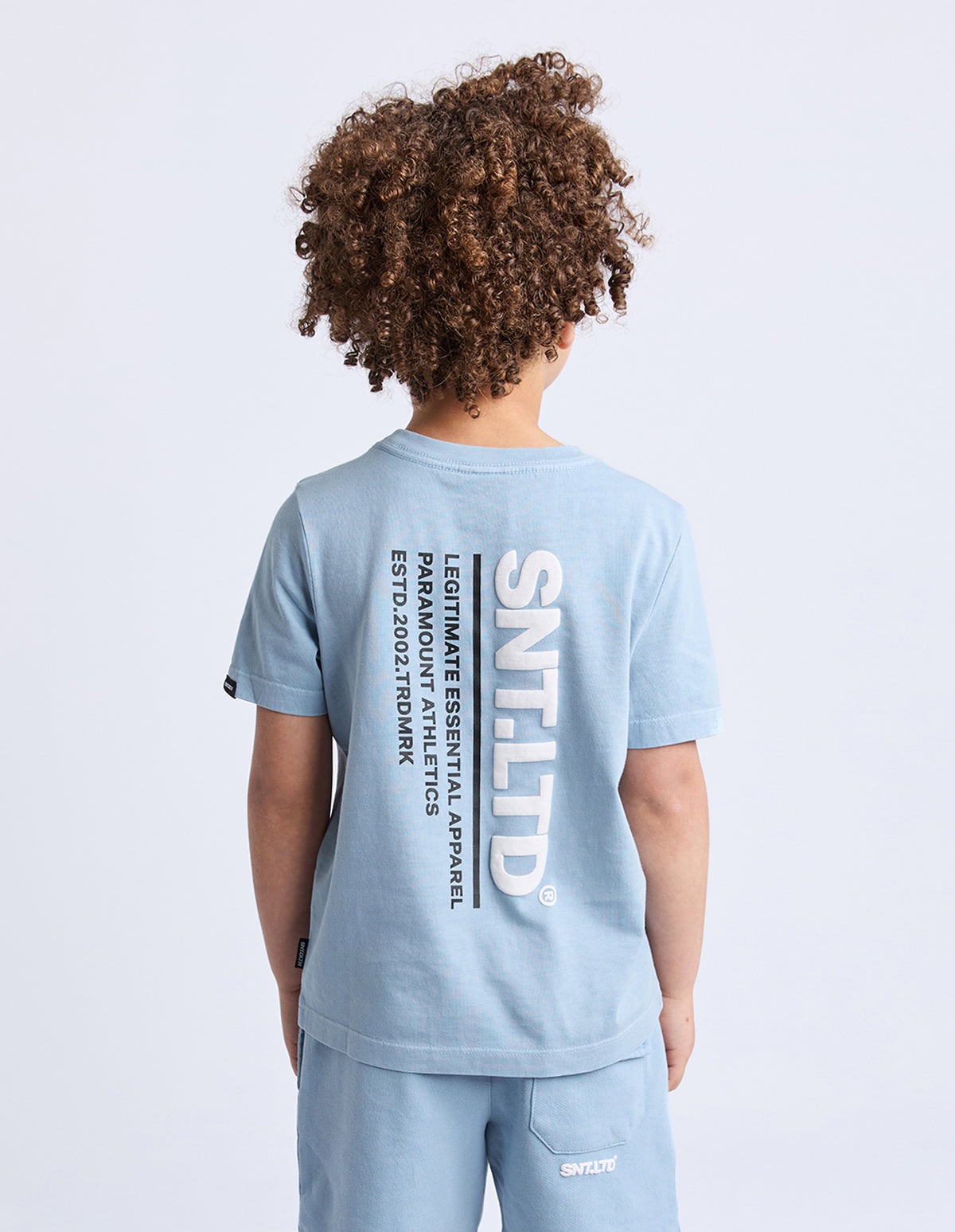 St Goliath Boys Podium Tee - Light Blue