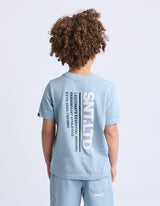 St Goliath Boys Podium Tee - Light Blue