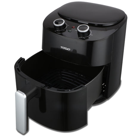 TODO 4.2L Air Fryer 1300W Convection Oven Fan Forced Multi Function Cooker Analog �� Black