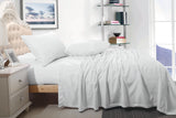 Cashmere Touch Flannelette Sheet Set -  Silver