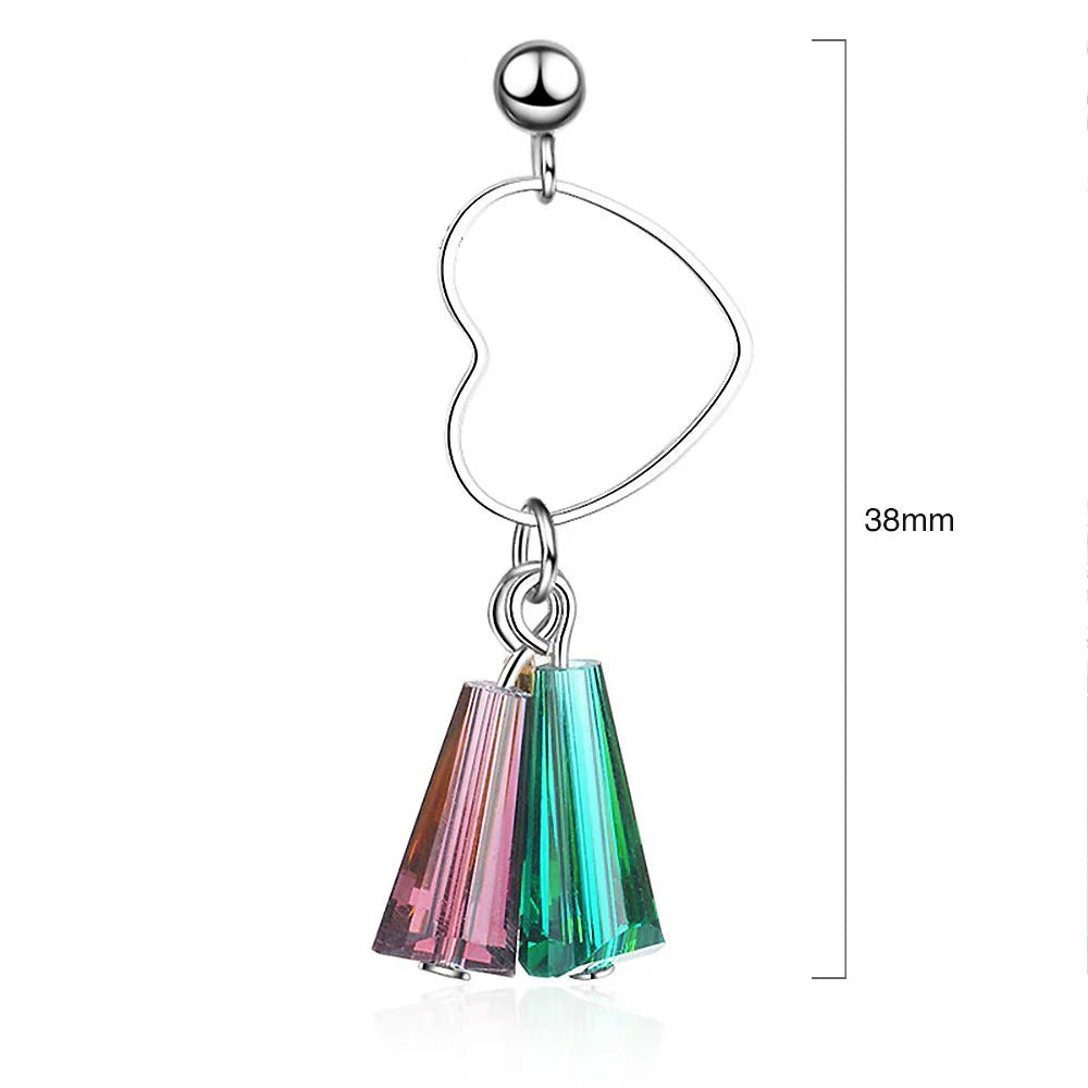 Lolabyrd Heart Drop Earrings