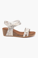 Silver Lining Kimberley Print Taupe Snake