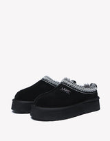 Ventus Cow Suede Platform in Black
