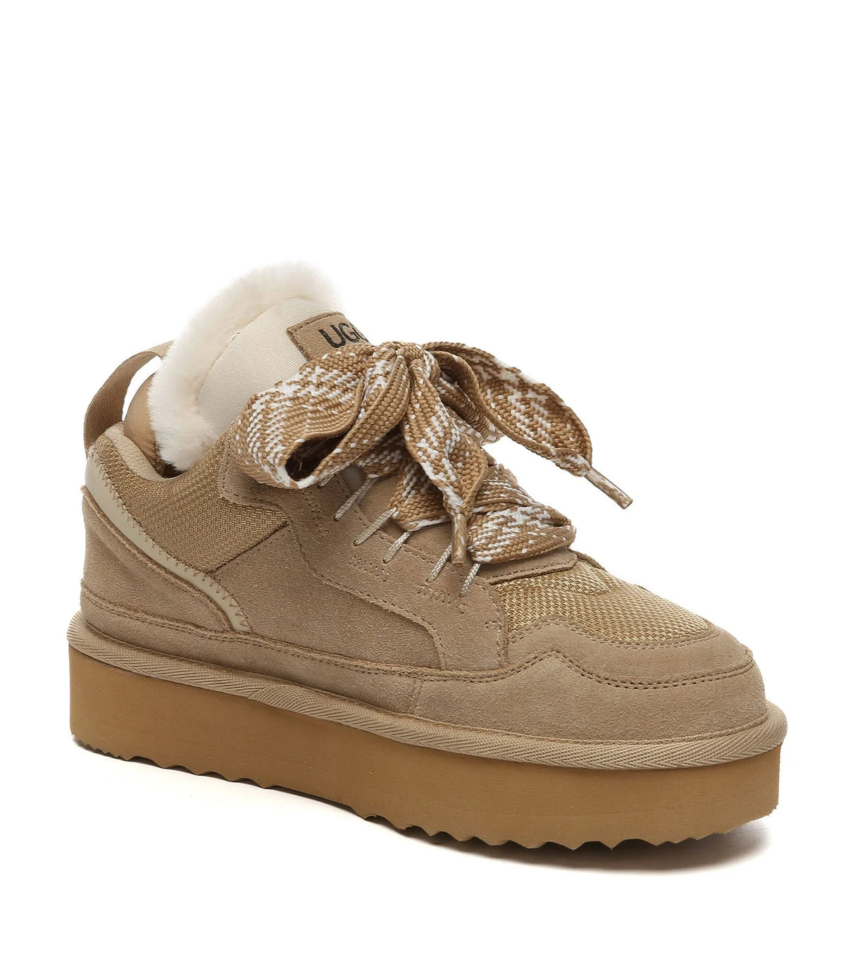 Parkyr Platform Sneakers in Sand