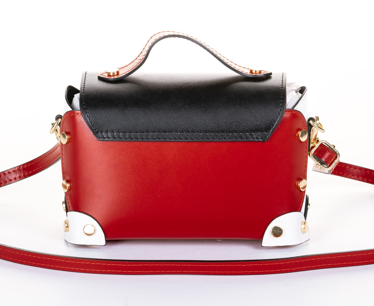 Bosccolo Crossbody - Black/Red/White