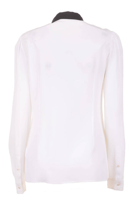 Dolce & Gabbana Women Bow Long Sleeve Shirt