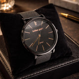 Bullion Gold Bullion Gold Timeless Dream Watch - Black and Rose Gold
