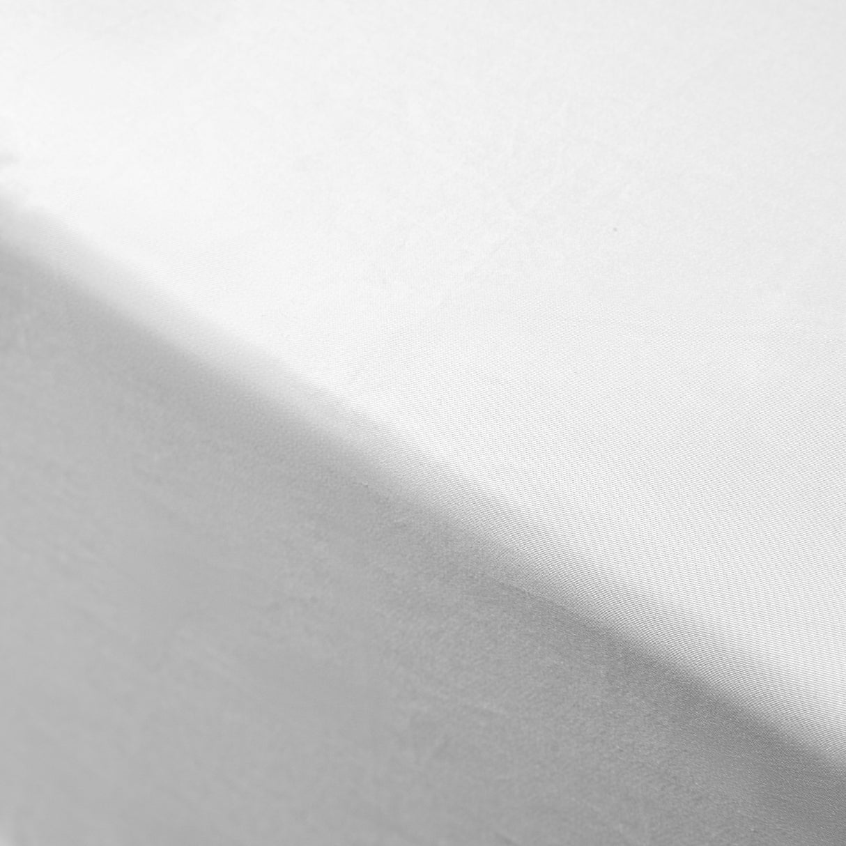 Bamboo Cotton Fitted Sheet 40cm Wall White