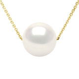 Necklace - Natural Pearl White - Longueur 42 cm