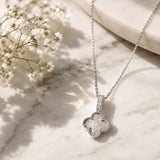 Krystal Couture White Gold Milkyway Necklace Embellished with SWAROVSKI Crystals