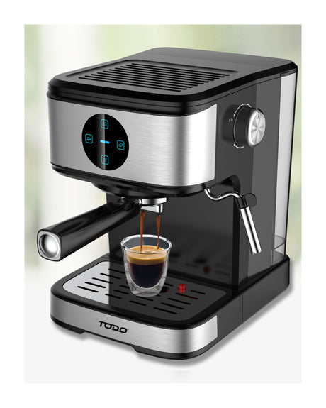 TODO Espresso Coffee Machine Maker Automatic Touch Control 20 Bar Pump 1.5L