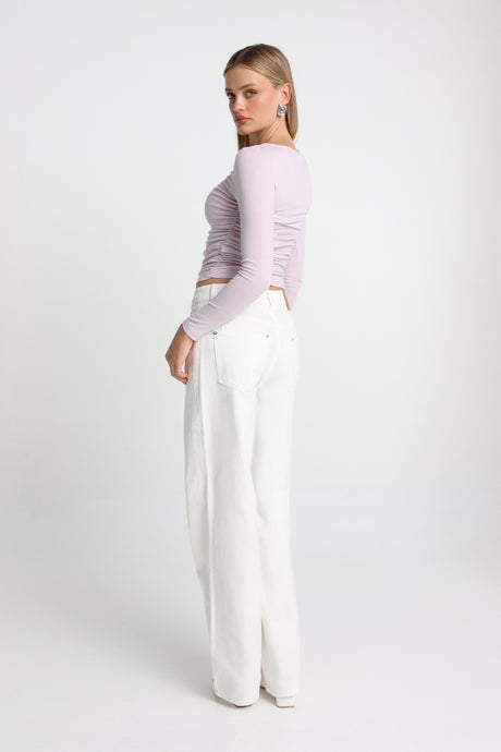 Madison The Label Lucca Top - Lilac