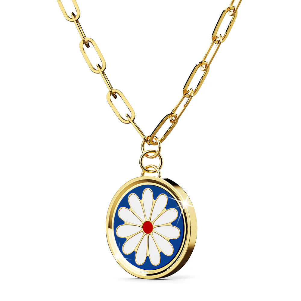Bullion Gold Bullion Blue Blossom Necklace in Gold