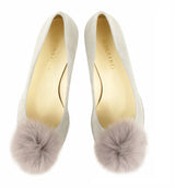 Bosccolo Womens Ballerina - Grey Suede