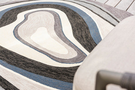 B&C Aura Grey Outdoor Rug 477304