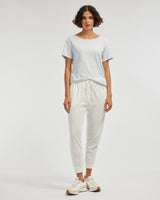 Amelius Kieran Cropped Jogger - White