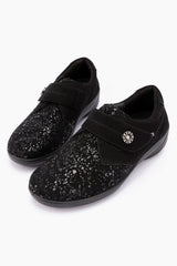 G Comfort Women's P 9520 Black Stretch
