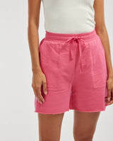 Amelius Kendall Raw Hem Short - Orchid
