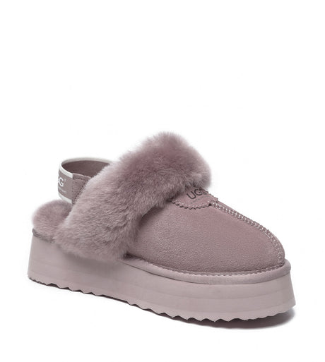 Australian Shepherd UGG Waffle Platform - Dawn Pink
