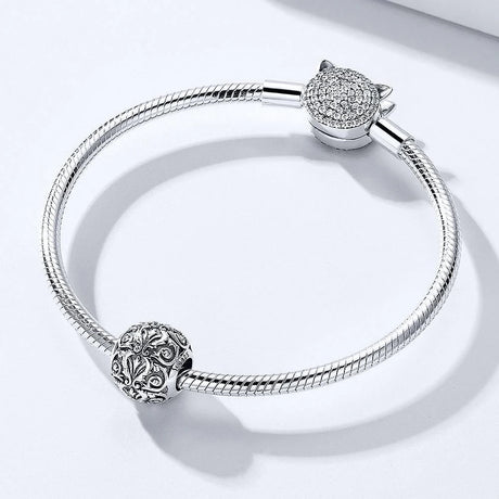 Solid 925 Sterling Silver European Amour Charm