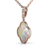 Krystal Couture Rose Gold Milkyway Necklace Embellished with SWAROVSKI Crystals