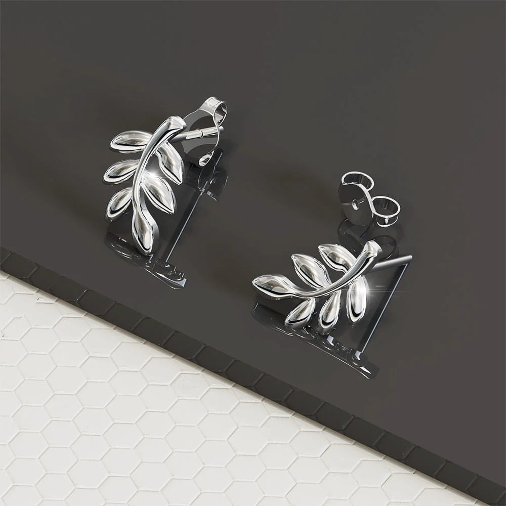 Solid 925 Sterling Silver Light Earrings