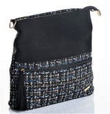 Bosccolo Flat Bag - Blue Tweed