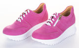 Bosccolo Womens Sneakers With Zipper - Pink