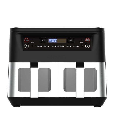 Kitchen Couture Dual View 10L Stainless Air Fryer