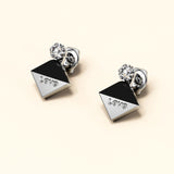 Bullion Gold Geo Love Earrings