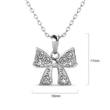 Krystal Couture Ribbon Tie Necklace Embellished with SWAROVSKI Crystals