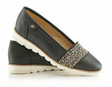 Bosccolo Womens Moccasin - Black