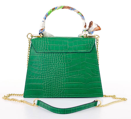 Bosccolo Handbag - Green Croco