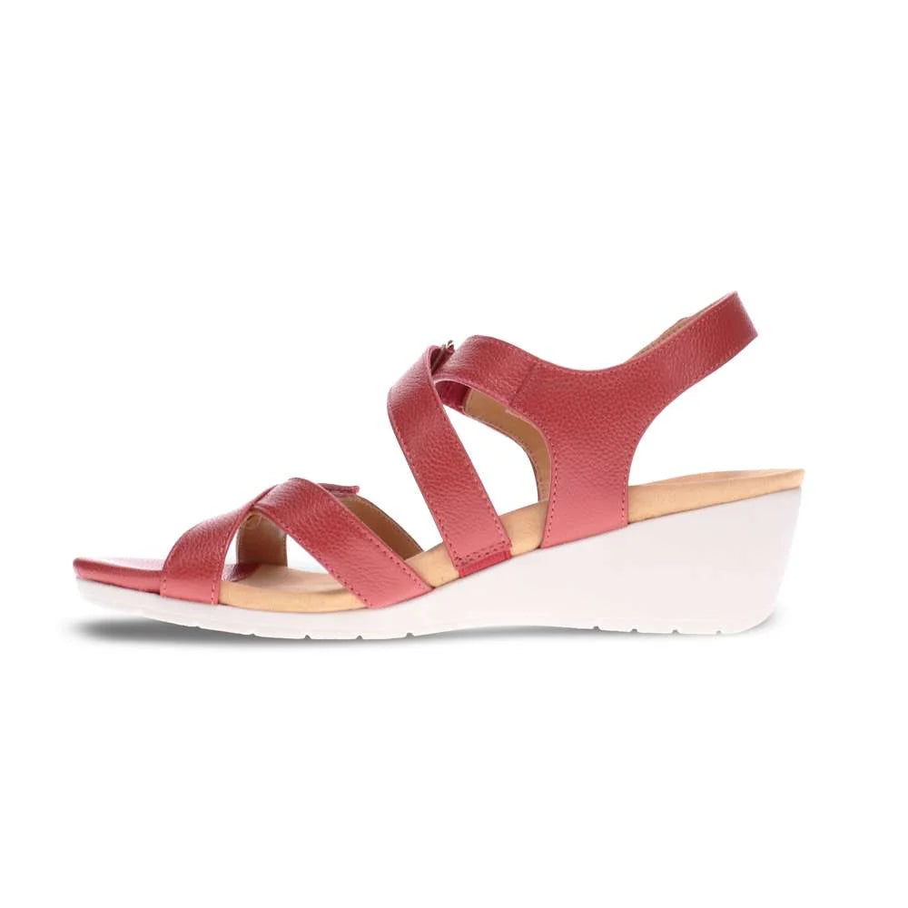 Revere Casablanca Wedge - Ruby Metallic