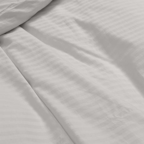 Royal Comfort Kensington 1200TC 100% Cotton Stripe Sheet Set - King - Grey
