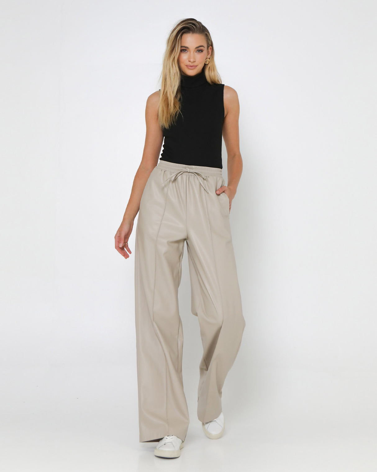 Madison The Label Tegan Pants - Stone