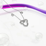 Krystal Couture Mickey Silhouette Pendant Necklace Embellished with SWAROVSKI Crystals