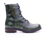 Bosccolo Womens Boots - Croco Green