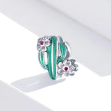 Solid 925 Sterling Silver Baby Cactus Pandora Inspired Charm