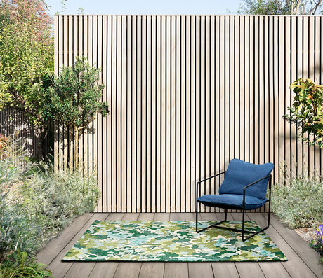 Harlequin Tree Tops Green 443807 Outdoor Rug