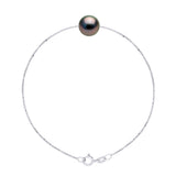 Bracelet Real Cultured Tahiti Pearl Round 9-10 mm - Longueur 42 cm