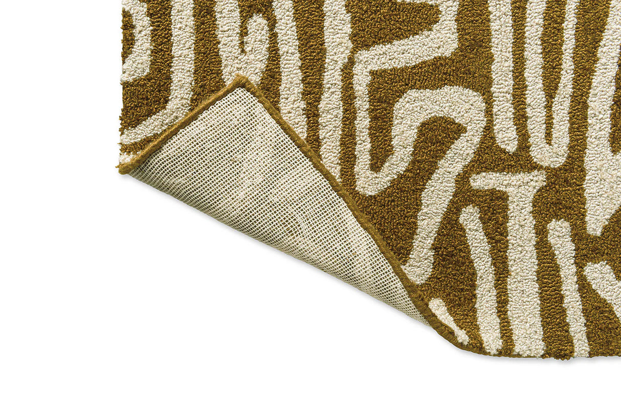 Harlequin Melodic Ochre - Gold 443606 Outdoor Rug