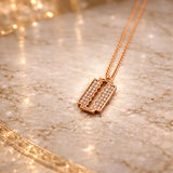 Krystal Couture Glittery Blade Necklace