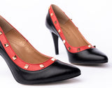 Bosccolo Womens Heels - Black/Red